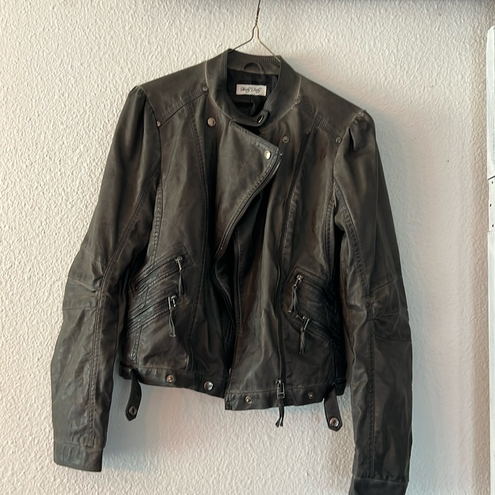 FAKE LEATHER JACKET